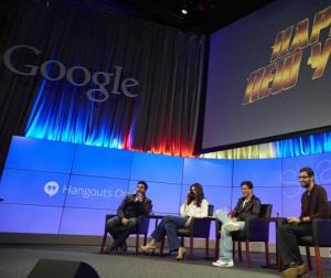 SRK & HNY cast at Google Head office in USA (5)