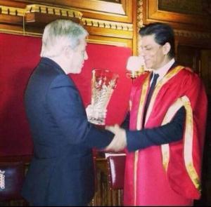 SRK recieves Global Diversity Award 2014 in London